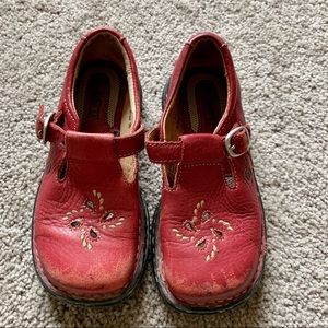 Born Shoes Handmade Leather Mary Janes